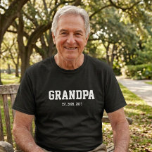 Schwarz-Weiß-Kühnes-Opa-Gegründet-T-Shirt