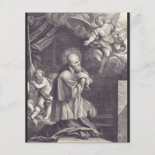 Schwarz-Weiß-Kunst des heiligen Franz von Sales