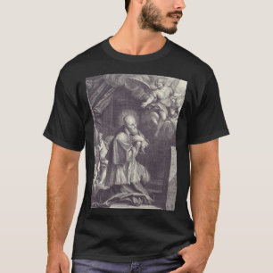 Schwarz-Weiß-Kunst des heiligen Franz von Sales T-Shirt