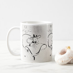 Schwarz-Weiß-Kunst Jane Avril von Toulouse Lautrec Kaffeetasse