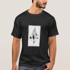 Schwarz-Weiß-Kunst T-Shirt