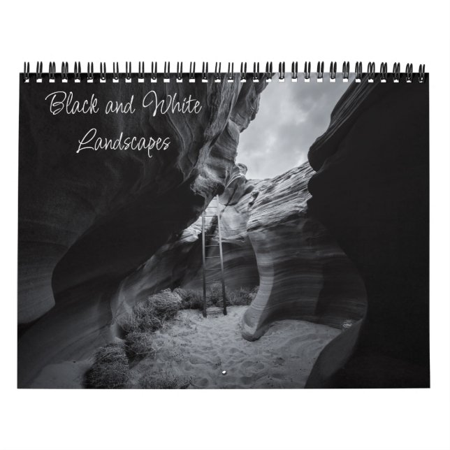 Schwarz-Weiß-Landschaftsfotografie Kalender (Titelbild)