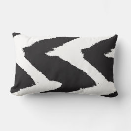 Schwarz-weiß Lendenkissen