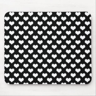 Schwarz-Weiß-Liebe Mousepad