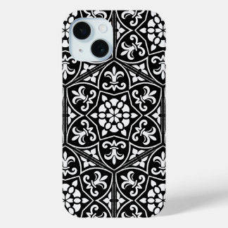 Schwarz-Weiß-Lilie Case-Mate iPhone Hülle