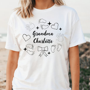 Schwarz-Weiß-Linien Kunstsammlung Weihnachtsnamen Tri-Blend Shirt