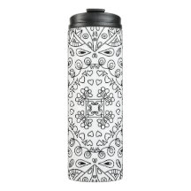 Schwarz-Weiß-Linienmuster