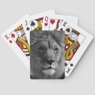 Schwarz-Weiß-Lion Spielkarten