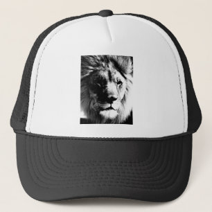 Schwarz-Weiß-Lion Truckerkappe