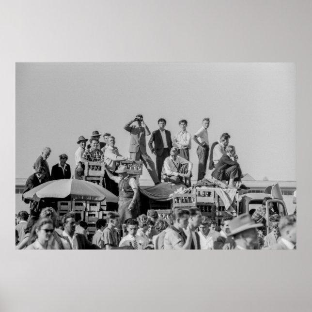 Schwarz-Weiß-Luftshow 1968 Krähen Poster (Vorne)