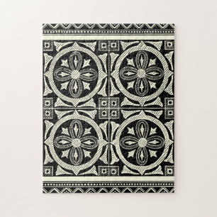 Schwarz-Weiß-Mandala-Motif von Vision Studio
