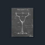 Schwarz-Weiß-Margarita-Glas-Blueprint Leinwanddruck<br><div class="desc">Schwarz & Weiß Margarita Glas Blueprint. Künstler: Ethan Harper. Bild-ID: 106175Z.</div>