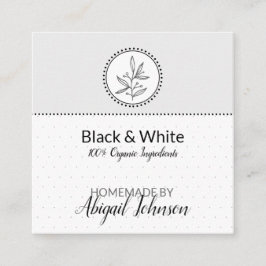 Schwarz-Weiß-Marke Bath & Body | Tag