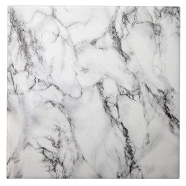 Schwarz-Weiß-Marmor Fliese