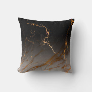 Schwarz-Weiß-Marmor Kissen