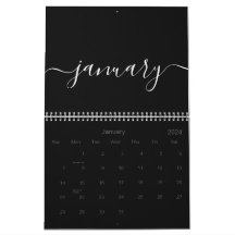 Schwarz/Weiß Minimalistisch 2025