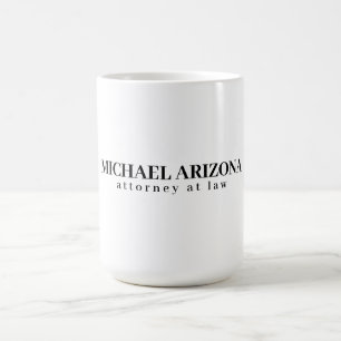Schwarz/Weiß Minimalistisch Einfach Schlicht Kaffeetasse