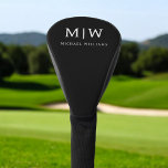 Schwarz-Weiß-Minimalistisch-Modern-Monogramm Golf Headcover<br><div class="desc">Die Minimalistische Monogram Kollektion Schwarz/Weiß: Einfache Einfachheit und Eleganz in unseren minimalistischen Designs, die so gestaltet sind, dass sie Ihren Stil mühelos erweitern. Diese Kollektion wurde mit einem scharfen Blick für moderne Ästhetik gestaltet und weist elegante Schwarz-Weiß-Designs auf, die durch personalisierte Monogramme noch verstärkt werden. Von der schicken Schreibwaren bis...</div>