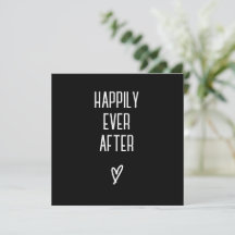 Schwarz-Weiß-Minimalistische Hochzeit Dankeschön K
