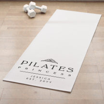 Schwarz-weiß minimalistischer Pilates Prinzessin C