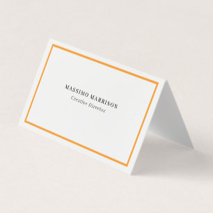 Schwarz-weiß minimalistisches professionelles mode visitenkarten