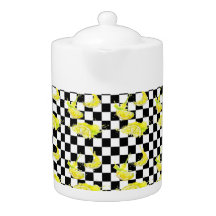 Schwarz-weiß mit Lemonen