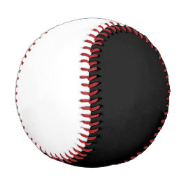 Schwarz-Weiß mit Rot-Stitching Baseball
