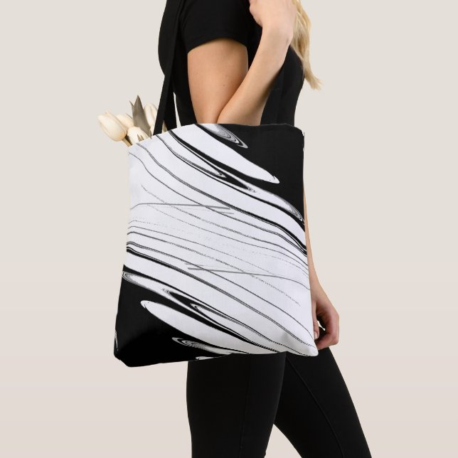 Schwarz-Weiß Modern Tasche (Von Nahem)
