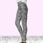 Schwarz-Weiß, modern und stilvoll eingerichtet Leggings<br><div class="desc">Diese niedlichen gemusterten Leggings sind ein gutes Grundmuster,  das für den Yoga-Unterricht oder einfach nur für das Wohnen niedlich ist. Basierend auf einem traditionellen Line Art Design,  sind sie modern und stilvoll und können mit einer Reihe anderer Muster getragen werden. Ein großartiges Geschenk für ihren Alltag.</div>