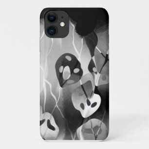 Schwarz-Weiß-Moderne Abstrakt Case-Mate iPhone Hülle
