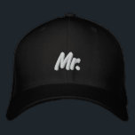 Schwarz-Weiß-Moderne niedlich Bestickte Baseballkappe<br><div class="desc">Mr. Schwarzweiß moderne niedliche bestickte Baseball Cap. Erhältlich in vielen Farben und Stilvarianten. Karo der Erholung der Auflistung für die Abstimmung der Elemente.</div>