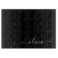 Schwarz-weiß Modernes Minimalistisches Monogramm
