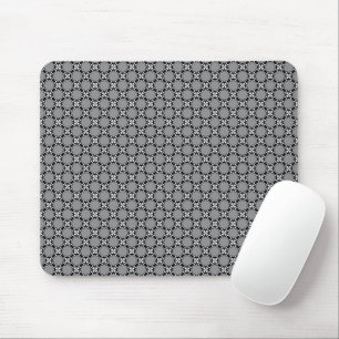 Schwarz-Weiß-Mosaik Mousepad