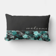 Schwarz-Weiß-Muster für Aquamarine Rose | Begrüßun