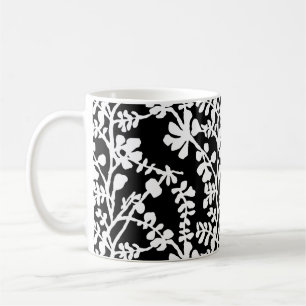 Schwarz-Weiß-Muster Kaffeetasse