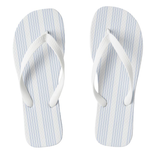 Schwarz-Weiß-Muster mit fünf Streifen Flip Flops (Fußbett)