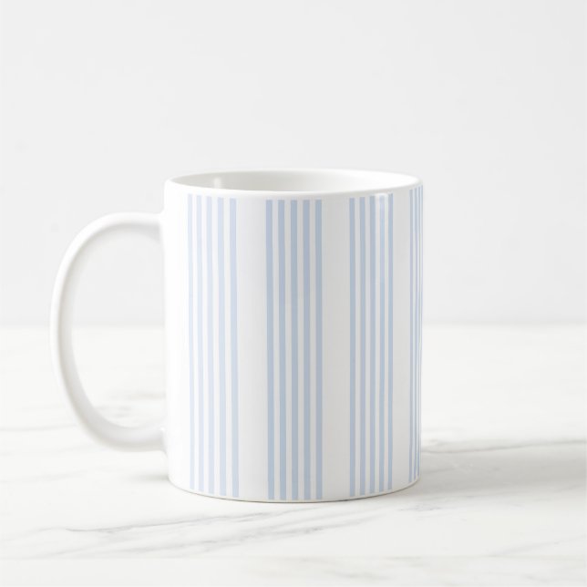 Schwarz-Weiß-Muster mit fünf Streifen Kaffeetasse (Links)