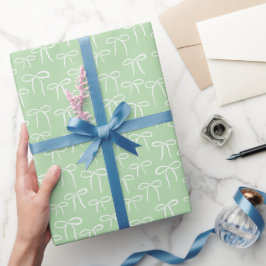 Schwarz-Weiß-Muster mit schlichten Bögen Geschenkpapier