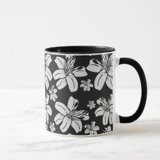 Schwarz-Weiß-Muster Tasse