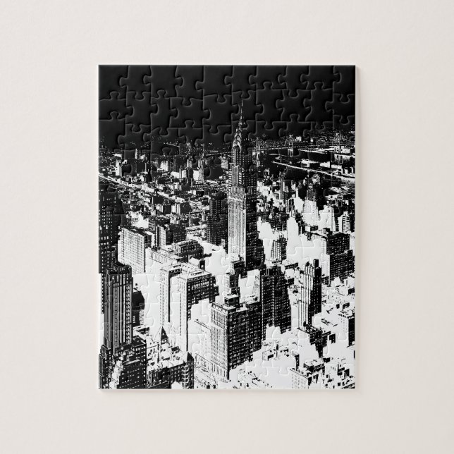Schwarz-Weiß New York (Vertikal)