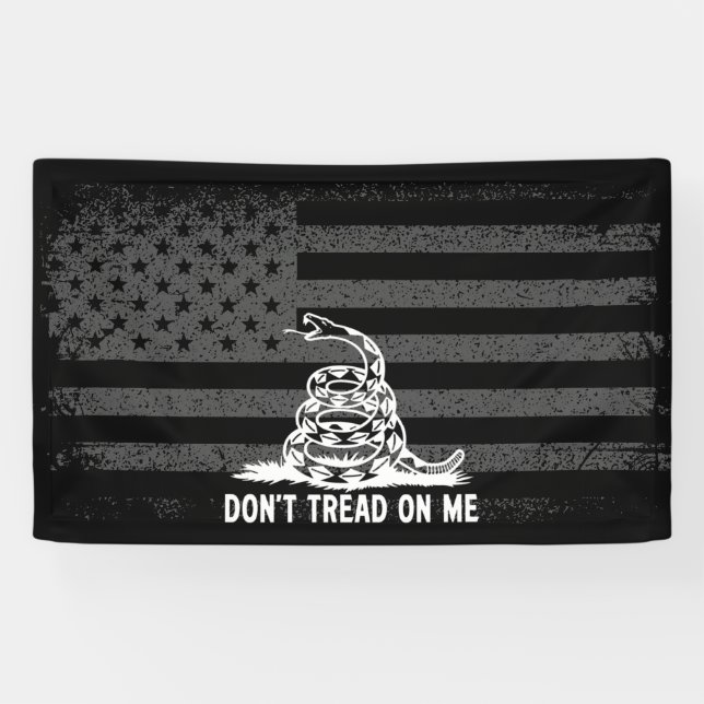Schwarz & Weiß nicht auf meiner amerikanischen Fah Banner (Horizontal)