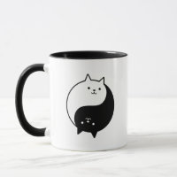 Schwarz-Weiß-Niedliche Katzen
