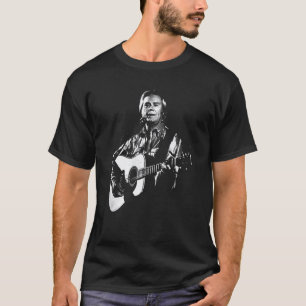 Schwarz-Weiß-Opossum Das Musikland spielt G T-Shirt