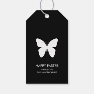 Schwarz & Weiß Ostern Geschenkanhänger