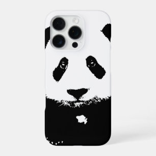 Schwarz-Weiß-Panda iPhone 16 Pro Hülle