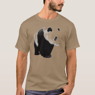 Schwarz/Weiß Panda T-Shirt