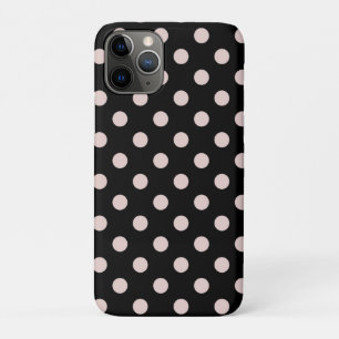 Schwarz-Weiß-Pink-Polka-Dots-Dot Case-Mate iPhone Hülle