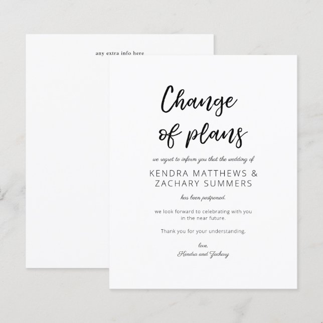 Schwarz-Weiß-Pläne für den Haushalt (Vorne/Hinten)