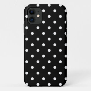 Schwarz-Weiß-Polka-Dot Case-Mate iPhone Hülle