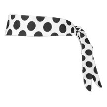 Schwarz-Weiß-Polka-Punkte